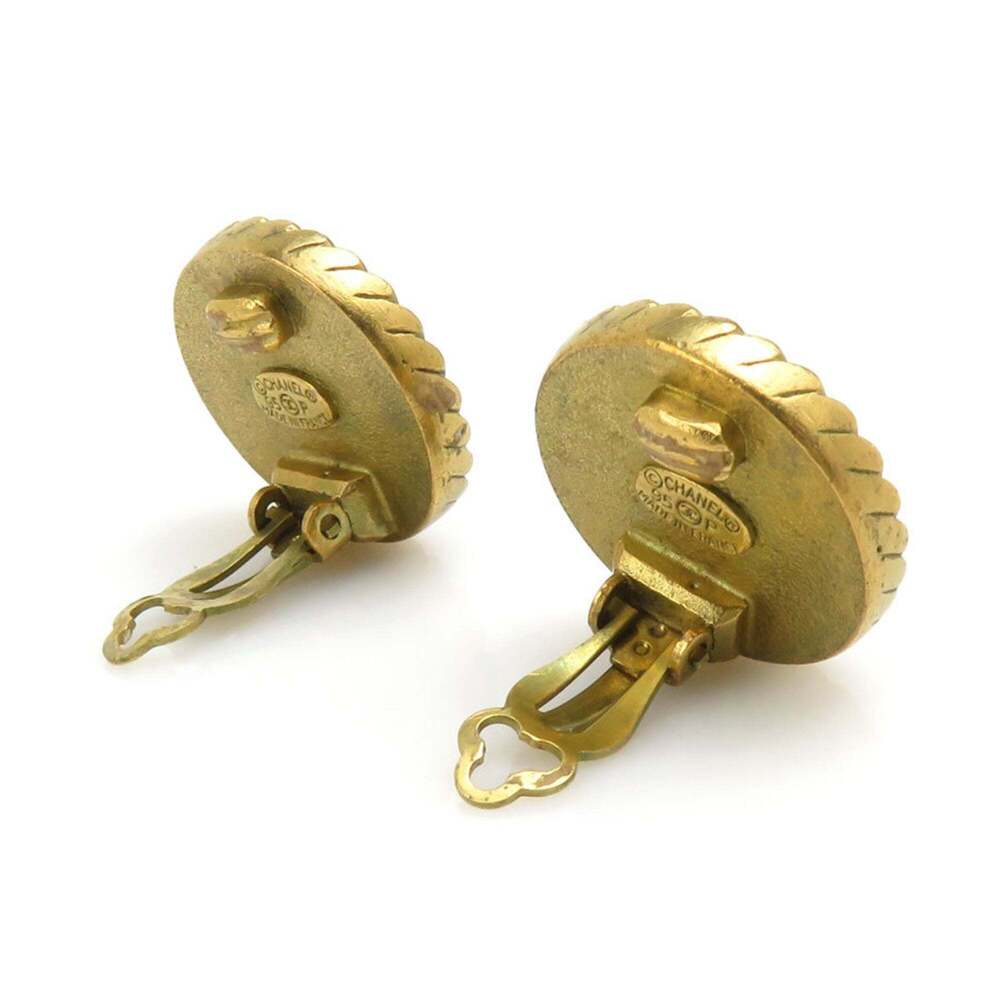 CHANEL Black Logo Earrings - Picture 3 of 13